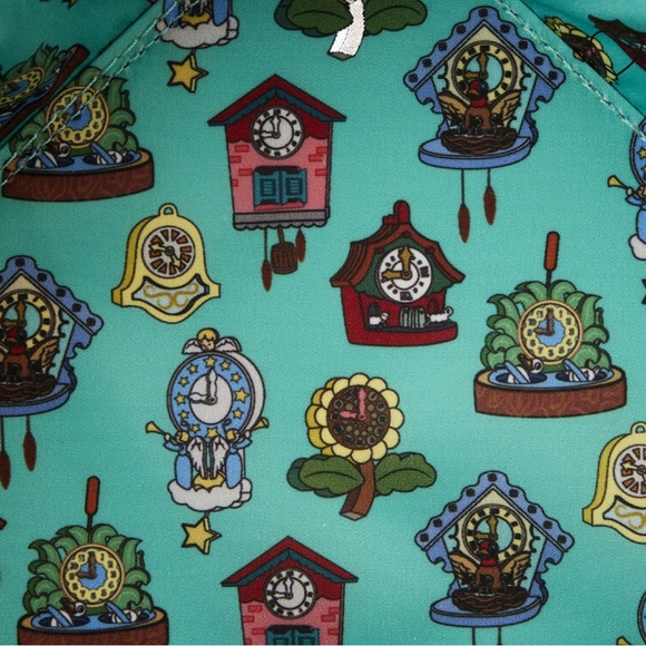 Mini Backpack & Zip Around Wallet - Pinocchio Cuckoo Clock - Picture 5 of 11